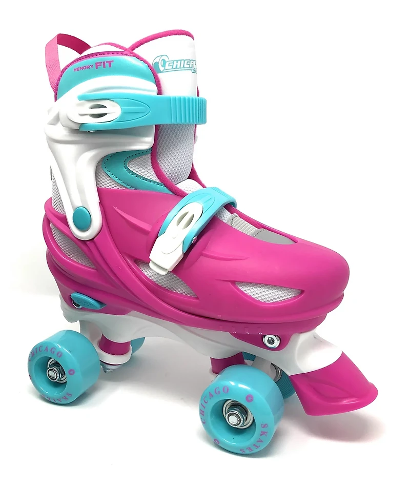 Chicago Skates Girls' Adjustable Quad Skates