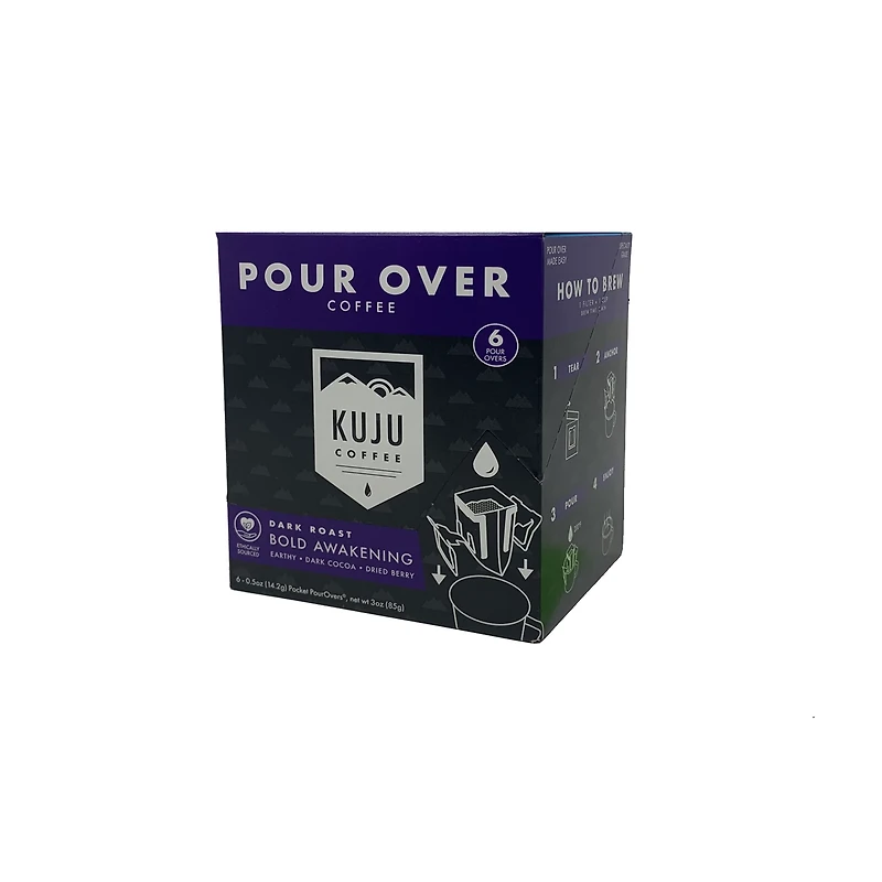 Kuju Coffee Bold Awakening Pour Over Coffee 6-Pack