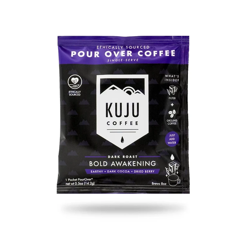 Kuju Coffee Bold Awakening Pour Over Coffee 6-Pack