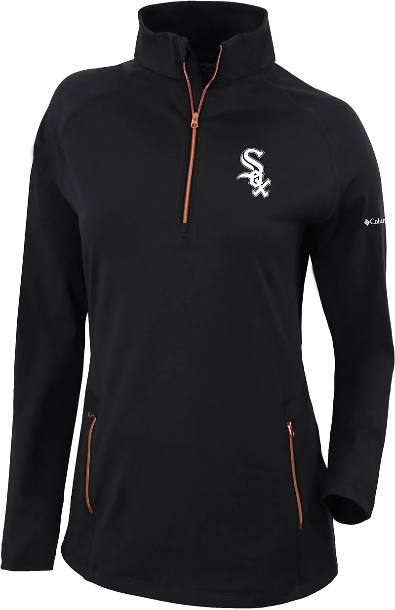 Columbia Sportswear Women's Chicago White Sox Omni-WICK Outward Nine 1/4-Zip Shirt