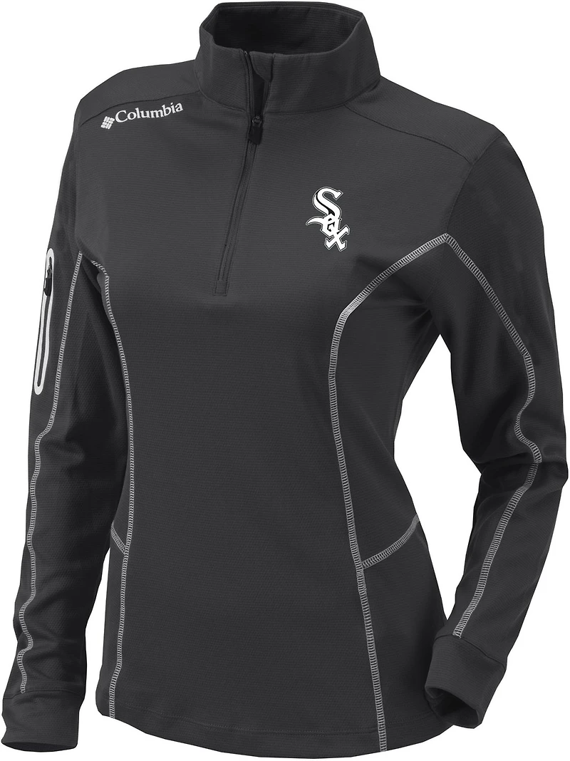 Columbia Sportswear Women's Chicago White Sox Shotgun 1/4 Zip Pullover