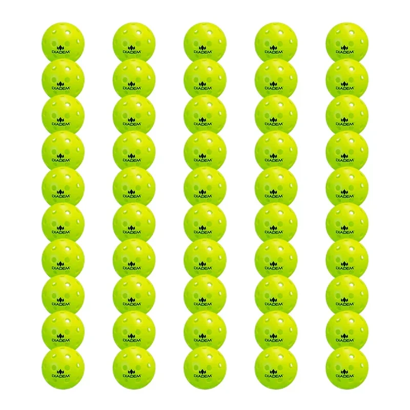 DIADEM Premier Outdoor Training Pickleball Balls 50-Pack