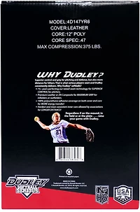 Dudley Thunder Heat 12 in ASA/NFHS Fast-Pitch Softballs 6-Pack