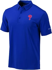 Columbia Sportswear Men's Philadelphia Phillies Omni-Wick Drive Polo Shirt