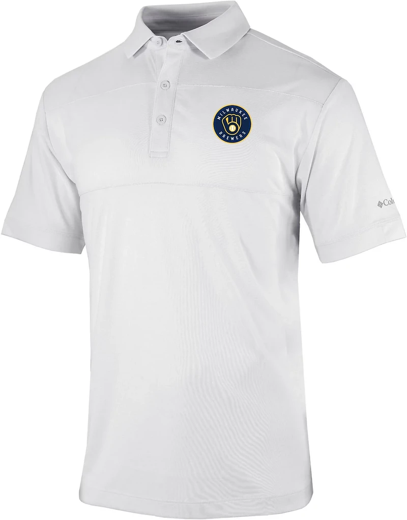 Columbia Sportswear Men's Milwaukee Brewers Total Control Polo