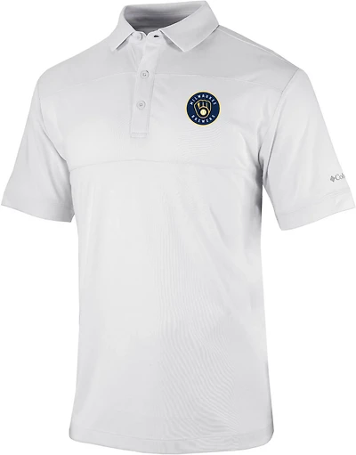 Columbia Sportswear Men's Milwaukee Brewers Total Control Polo