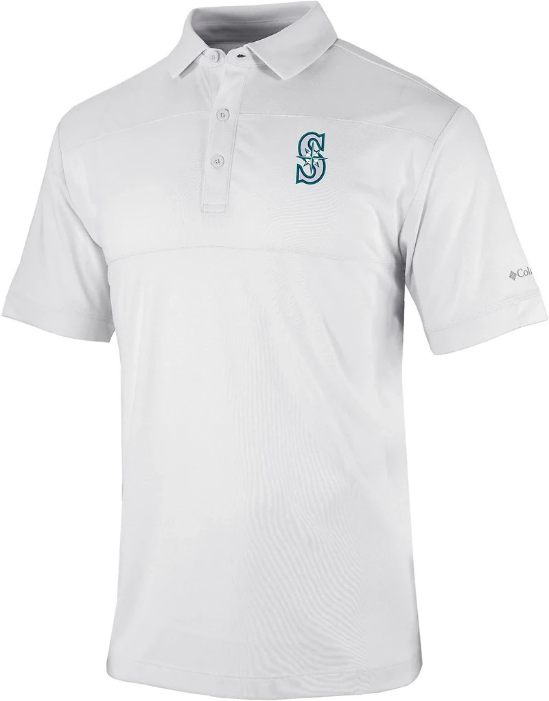 Columbia Sportswear Men's Seattle Mariners Total Control Polo