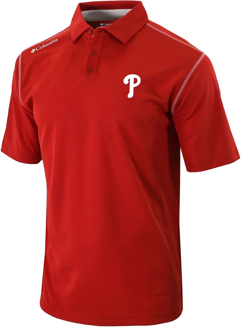 Columbia Sportswear Men's Philadelphia Phillies Shotgun Polo Shirt