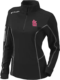 Columbia Sportswear Women's St. Louis Cardinals Shotgun 1/4 Zip Pullover