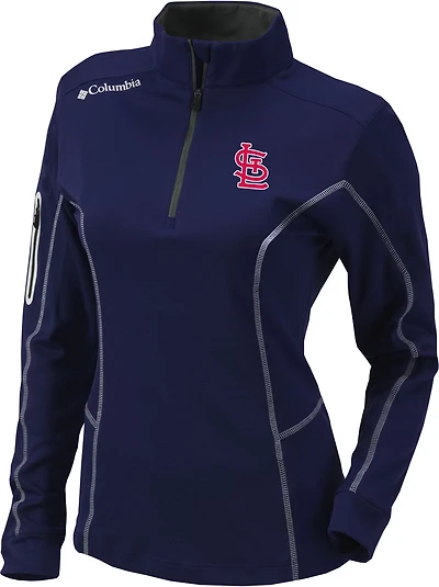 Columbia Sportswear Women's St. Louis Cardinals Shotgun 1/4 Zip Pullover