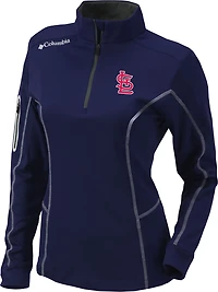 Columbia Sportswear Women's St. Louis Cardinals Shotgun 1/4 Zip Pullover