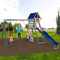 Sportspower Mill Creek Canyon Wooden Swing Set