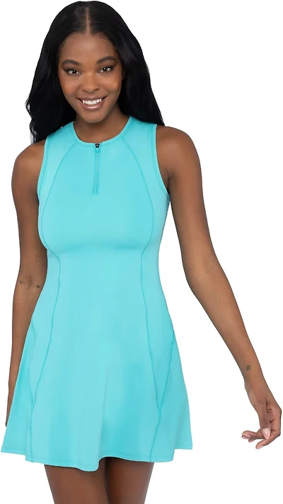 90 Degree by Reflex Women's Airlux Infinity Quarter Zip Tennis Dress