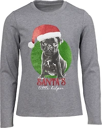 BCG Girls' Christmas Little Helper GFX Long Sleeve Shirt