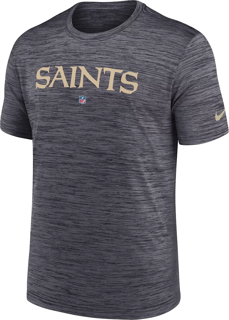 Nike Men's New Orleans Saints Team Issue Velocity Graphic T-shirt