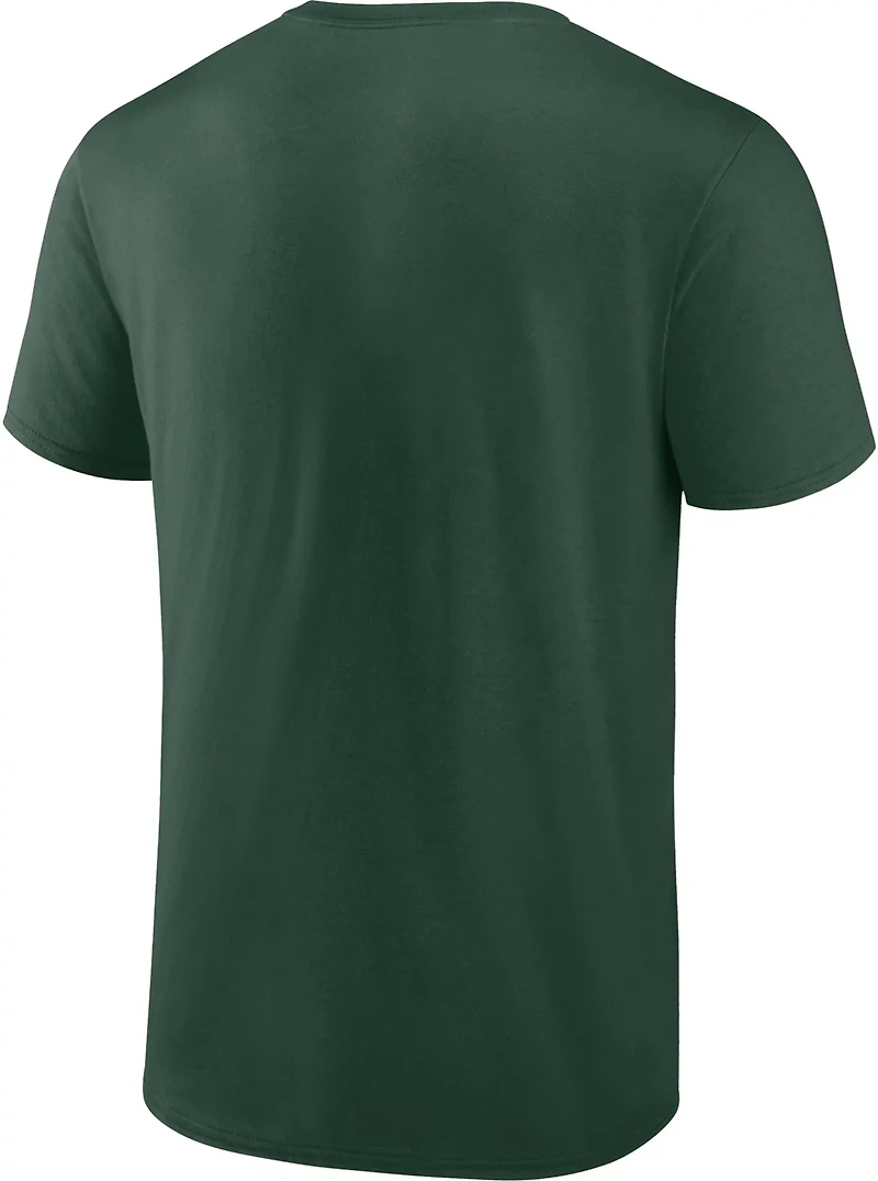 Fanatics Men's University of Miami Fundamentals Modern Triblend T-shirt
