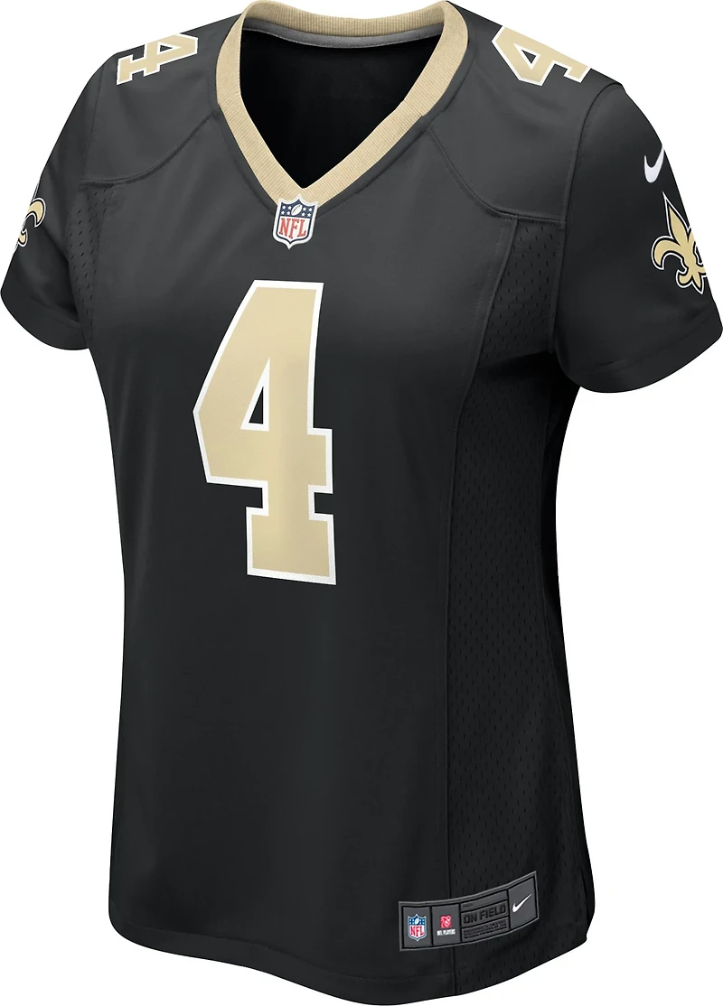 Nike Women's New Orleans Saints Derek Carr 4 Game N&N Jersey