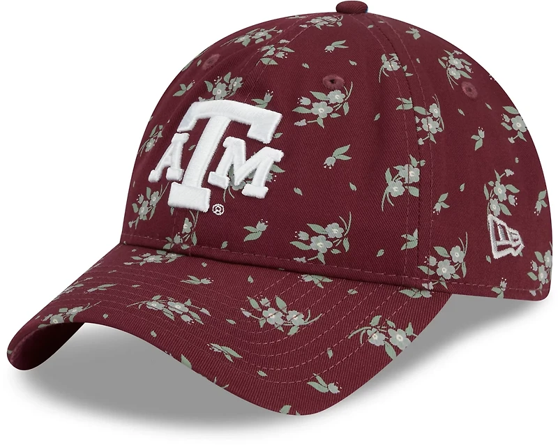 New Era Women's Texas A&M University Bloom OTC Adjustable 9TWENTY Cap