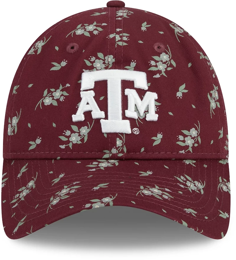 New Era Women's Texas A&M University Bloom OTC Adjustable 9TWENTY Cap