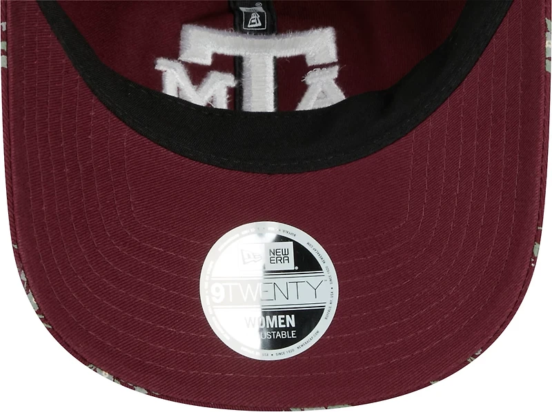 New Era Women's Texas A&M University Bloom OTC Adjustable 9TWENTY Cap