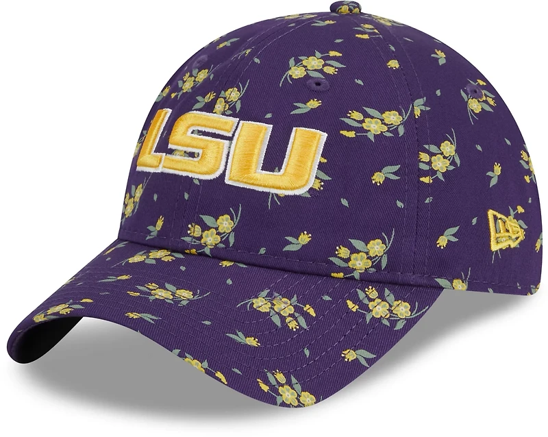 New Era Women's Louisiana State University Bloom OTC Adjustable 9TWENTY Cap