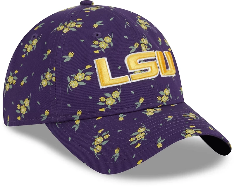 New Era Women's Louisiana State University Bloom OTC Adjustable 9TWENTY Cap