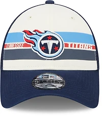 New Era Men's Tennessee Titans Team Stripe 9FORTY Cap