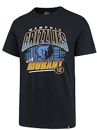 '47 Men's Memphis Grizzlies Ja Morant 12 City Edition Super Rival N&N T-shirt