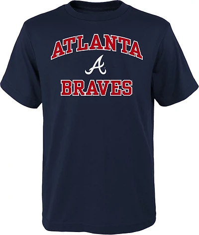 Outerstuff Boys' 8-20 Atlanta Braves Heart and Soul T-shirt