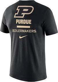 Nike Men's Purdue University Dri-FIT Cotton DNA Short Sleeve T-shirt