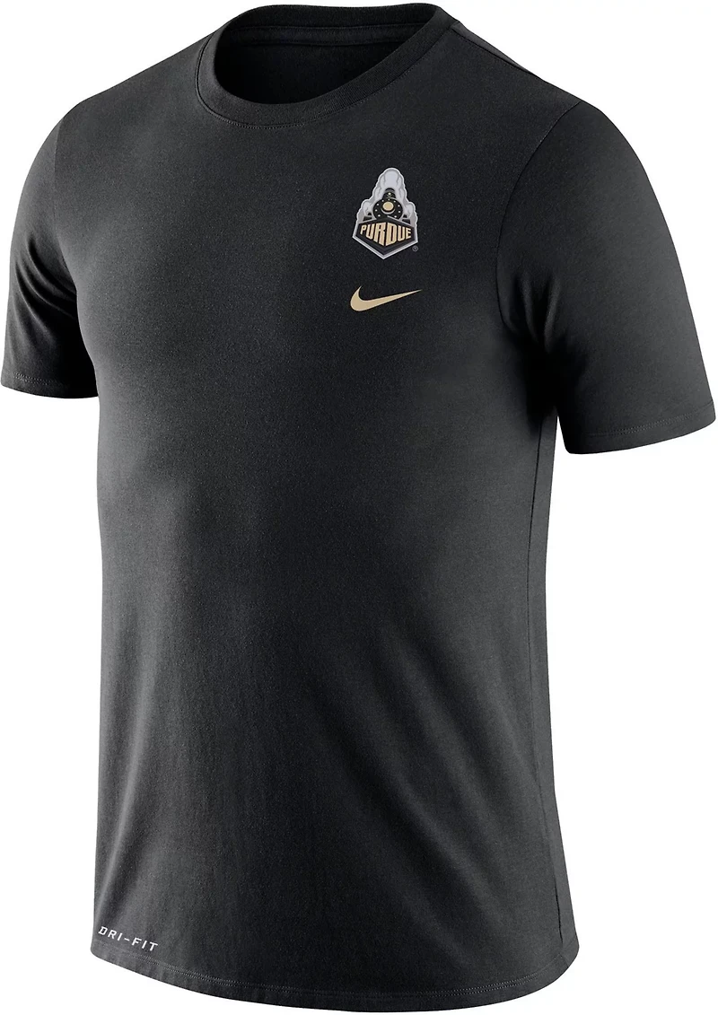 Nike Men's Purdue University Dri-FIT Cotton DNA Short Sleeve T-shirt