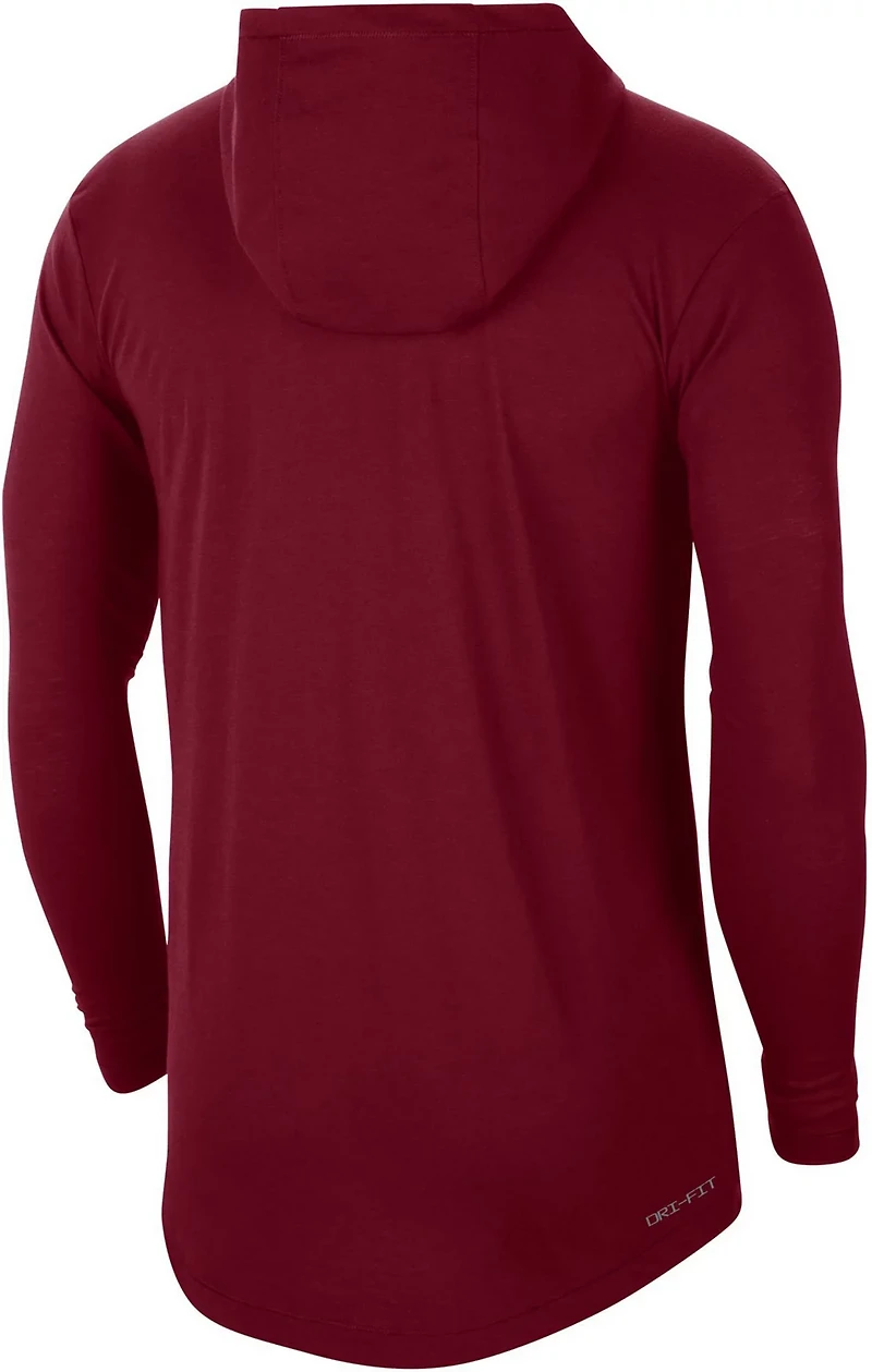 Nike Men's University of Alabama Dri-FIT Long Sleeve Hooded T-shirt