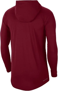 Nike Men's University of Alabama Dri-FIT Long Sleeve Hooded T-shirt