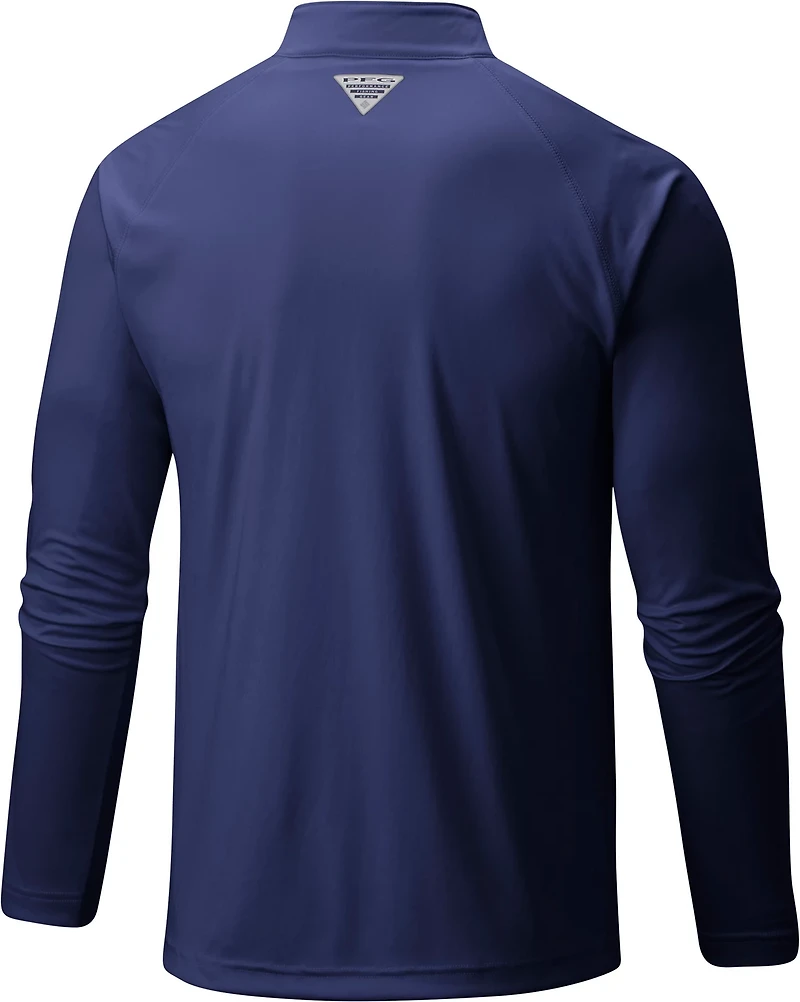 Columbia Sportswear Men's University of Mississippi Terminal Tackle 1/4 Zip Sweatshirt