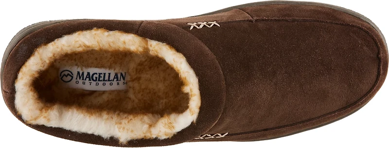 Magellan Outdoors Men's Leather Mule Slippers