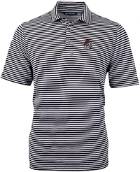 Cutter  Buck Georgia Bulldogs Virtue Eco Pique Stripe Recycled Polo