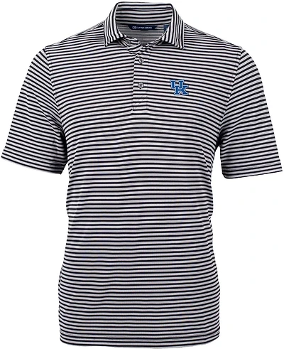 Cutter  Buck Kentucky Wildcats Virtue Eco Pique Stripe Recycled Polo