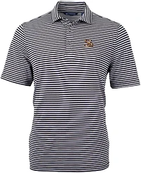 Cutter  Buck LSU Tigers Virtue Eco Pique Stripe Recycled Polo