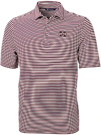 Cutter  Buck Mississippi State Bulldogs Virtue Eco Pique Stripe Recycled Polo