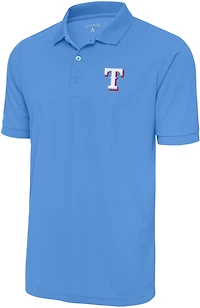 Antigua Men's Texas Rangers Legacy Pique Polo