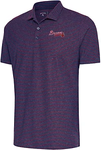 Antigua Men's Atlanta Braves Esteem Polo