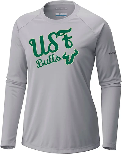 Columbia Sportswear Women's University of South Florida Tidal II Long Sleeve T-shirt