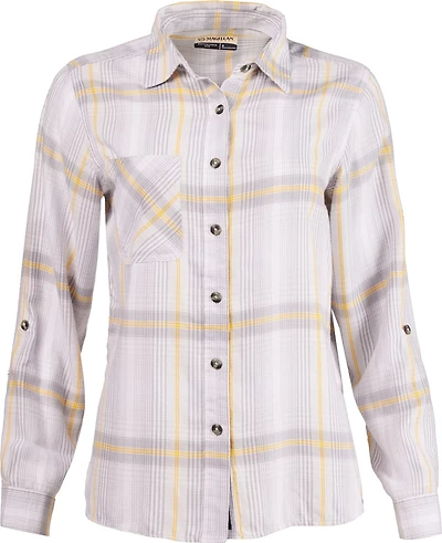 Magellan Outdoors Women's Willow Creek Plaid Long Sleeve Shirt