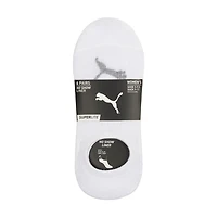 PUMA Women's Non-Terry Footie Socks 6-Pack