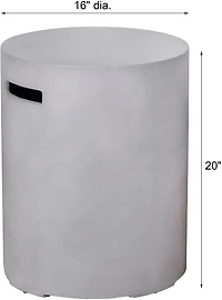 Mosaic Modern Firepit LP Tank Cover