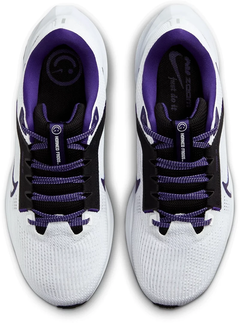 Nike Men's Texas Christian University Air Zoom Pegasus 40 Running Shoes