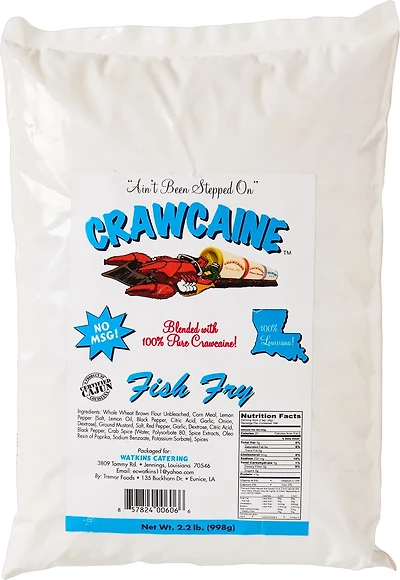 Crawcaine Fish Fry Seasoning