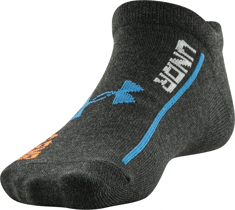 Under Armour Youth Essential Lite No-Show Socks 6-Pack