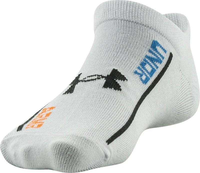 Under Armour Youth Essential Lite No-Show Socks 6-Pack