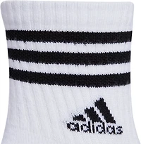 adidas Men's Cushioned 3-Stripe 3.0 High Quarter Socks 3-Pack